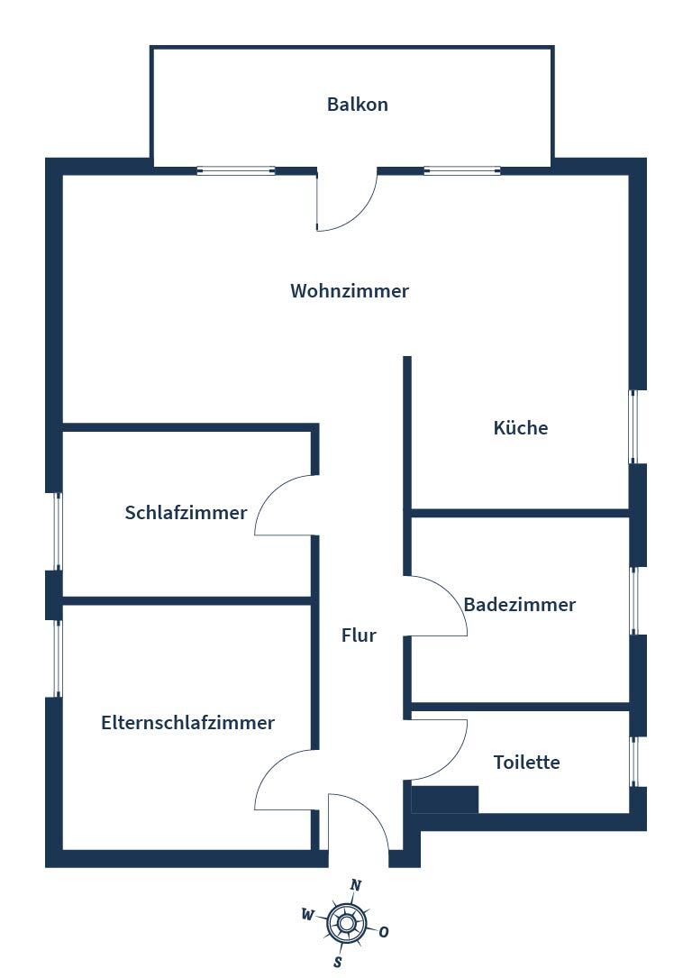 Wohnung zum Kauf 209.000 € 3 Zimmer 59,4 m²<br/>Wohnfläche 2.<br/>Geschoss Neckargartach - Nord Heilbronn 74078