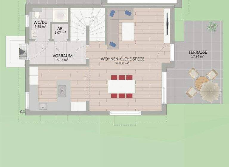 Doppelhaushälfte zum Kauf - Erstbezug provisionsfrei 969.900 € 4 Zimmer 123,1 m² 234 m² Grundstück Wien 1210