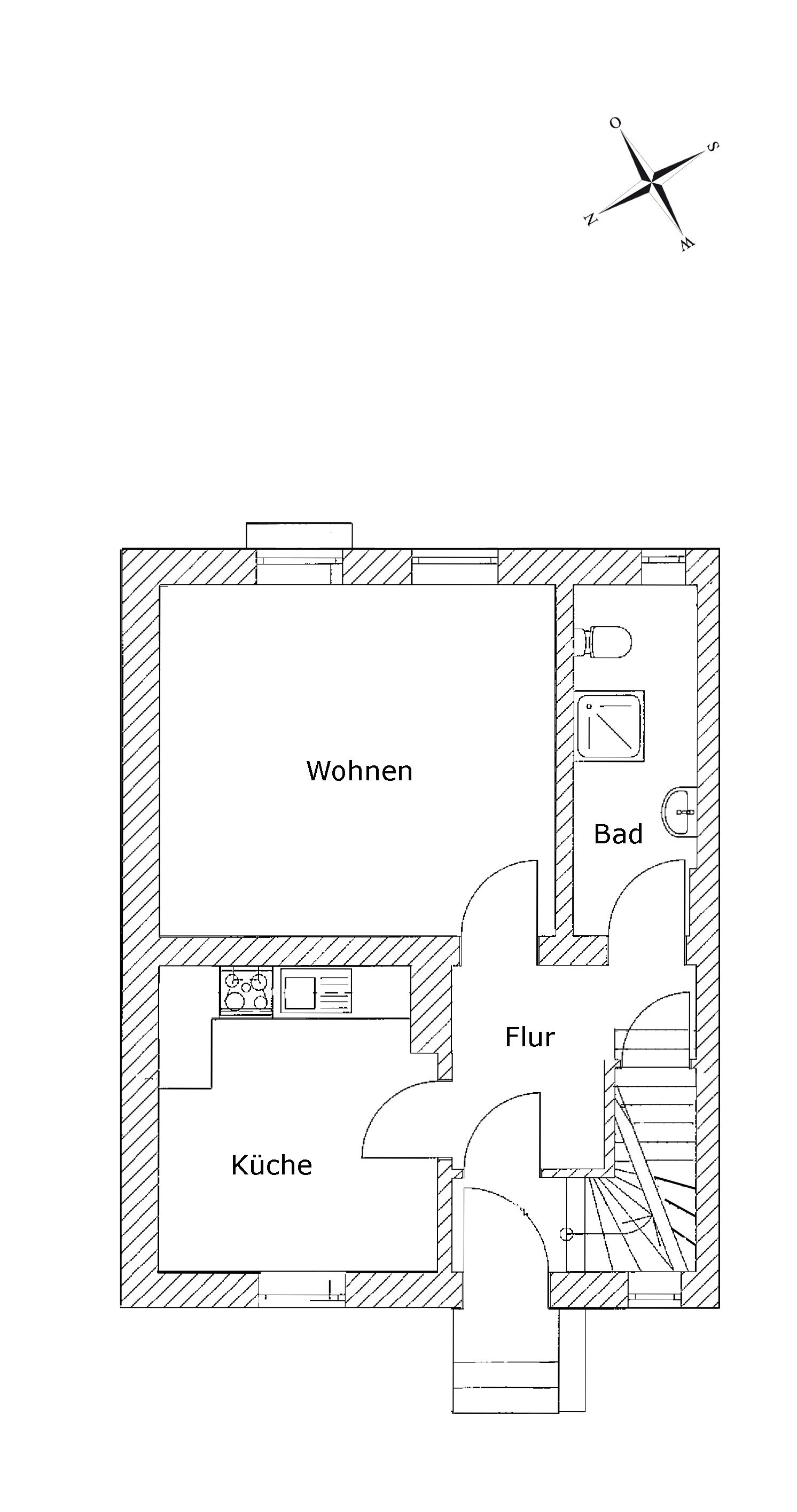 Doppelhaushälfte zum Kauf 199.000 € 3 Zimmer 70 m²<br/>Wohnfläche Kalkhorst Kalkhorst 23942