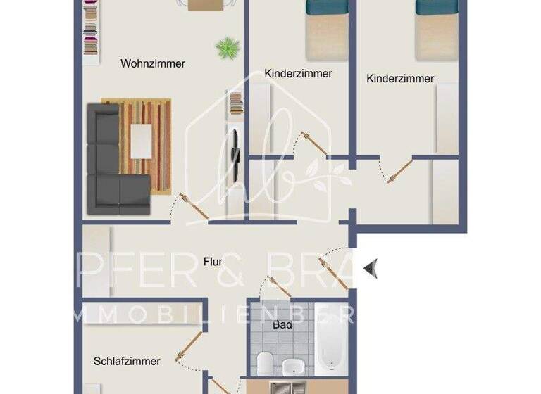Wohnung zum Kauf provisionsfrei 64.000 € 4 Zimmer 82 m² 2. Geschoss Lusan Gera 07549