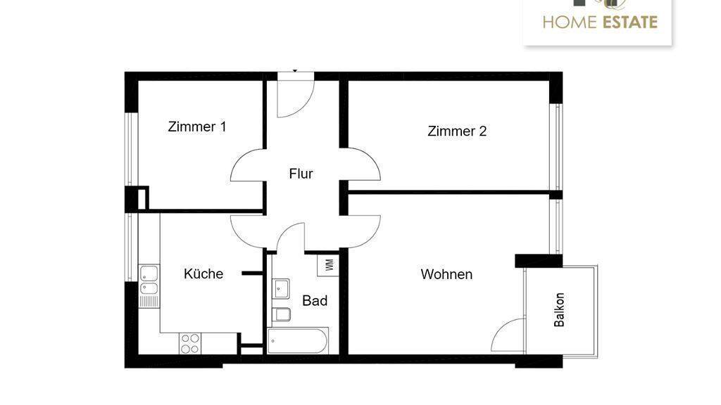 Wohnung zum Kauf provisionsfrei 300.000 € 3 Zimmer 80 m² 1. Geschoss An den Eichen 2 Ruhlsdorf Teltow 14513