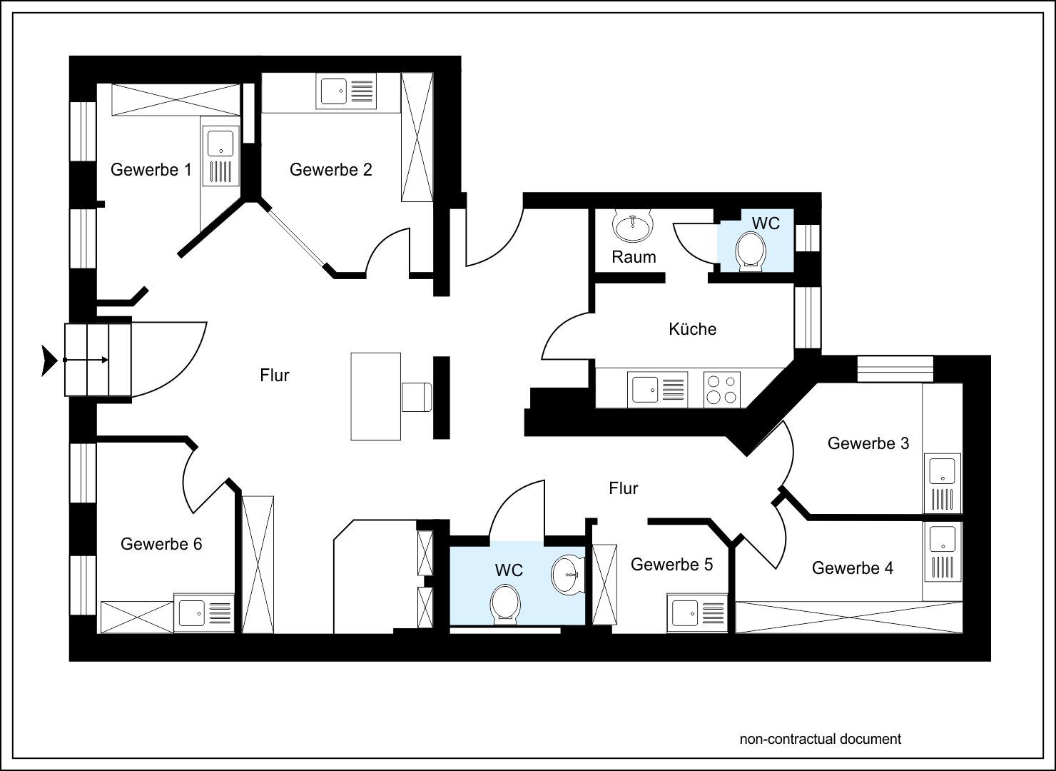 Praxis zum Kauf 4.650 € 5 Zimmer 100,5 m²<br/>Bürofläche Baumschulenweg Berlin 12437