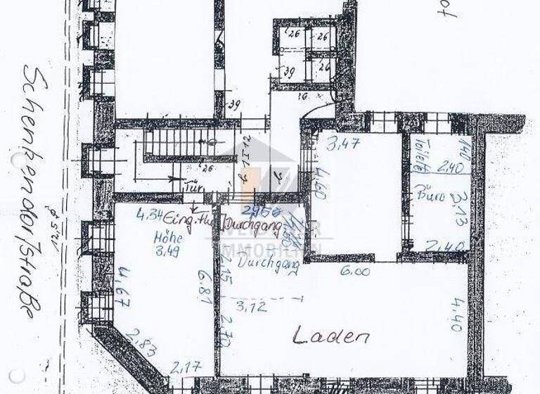 Verkaufsfläche zur Miete provisionsfrei 450 € 4 Zimmer 179 m² Verkaufsfläche teilbar ab 179 m² Schenkendorfstraße 2 Debschwitz Gera 07548