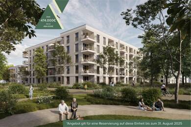 Wohnung zum Kauf - Neubau provisionsfrei 474.000 € 2 Zimmer 48,2 m² 1. Geschoss frei ab sofort Lerchenstraße Ecke Pongratzstrasse Feldmoching-Hasenbergl München 80995