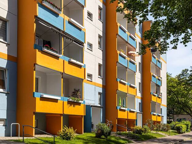 Wohnung zur Miete 387 € 2 Zimmer 48,4 m² Schwantesstr. 25 Schönefeld-Ost Leipzig 04347