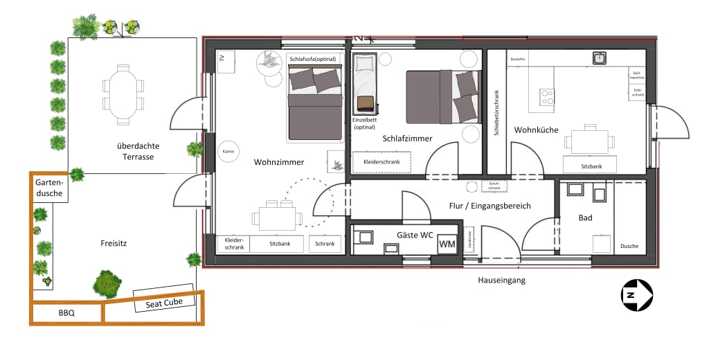 Wohnung zur Miete Wohnen auf Zeit 2.600 € 2 Zimmer 85 m²<br/>Wohnfläche 07.02.2025<br/>Verfügbarkeit Goethestraße Worblingen Rielasingen-Worblingen 78239