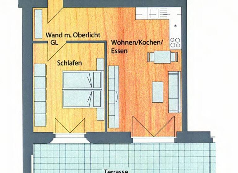Wohnung zum Kauf 184.000 € 2 Zimmer 59 m² EG Radebeul 01445