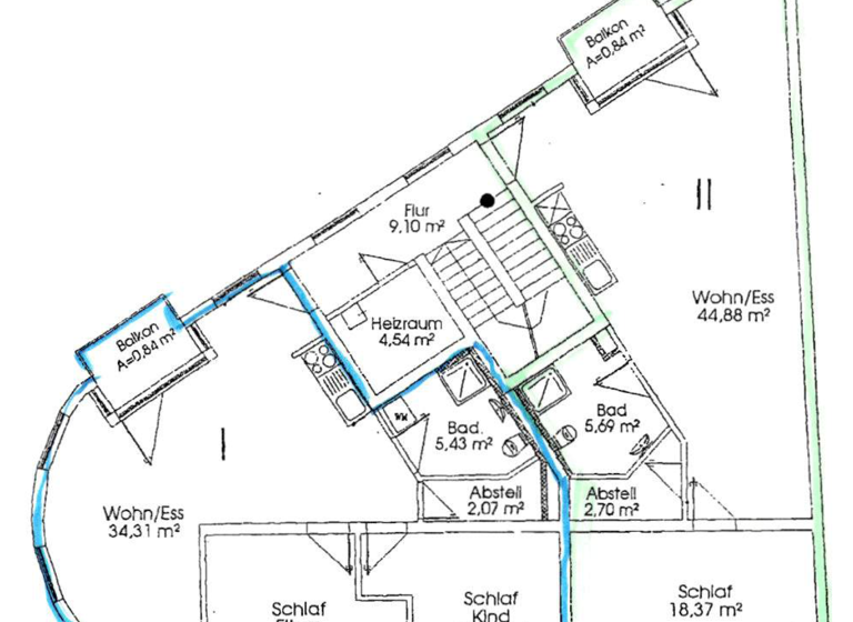 Wohnung zum Kauf provisionsfrei 125.000 € 2,5 Zimmer 70,2 m² 1. Geschoss frei ab sofort Großenhain 01558