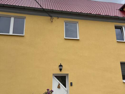Wohnung zur Miete 5 € 4 Zimmer 120 m² Geschoss 1/1 frei ab sofort Boritzer Straße 1 Heyda Hirschstein 01594