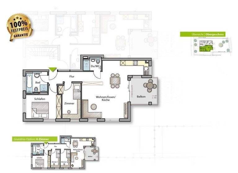 Wohnung zum Kauf provisionsfrei 539.000 € 3 Zimmer 83 m² Münchingen Korntal-Münchingen 70825