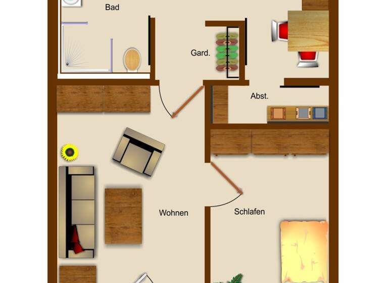 Wohnung zum Kauf 170.000 € 2 Zimmer 52,2 m² Varel 26316