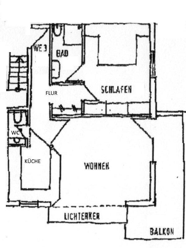 Wohnung zur Miete 575 € 2 Zimmer 65 m²<br/>Wohnfläche 1.<br/>Geschoss 01.01.2025<br/>Verfügbarkeit Bodenbacher Str. 15b Gruna (Karcherallee) Dresden 01277