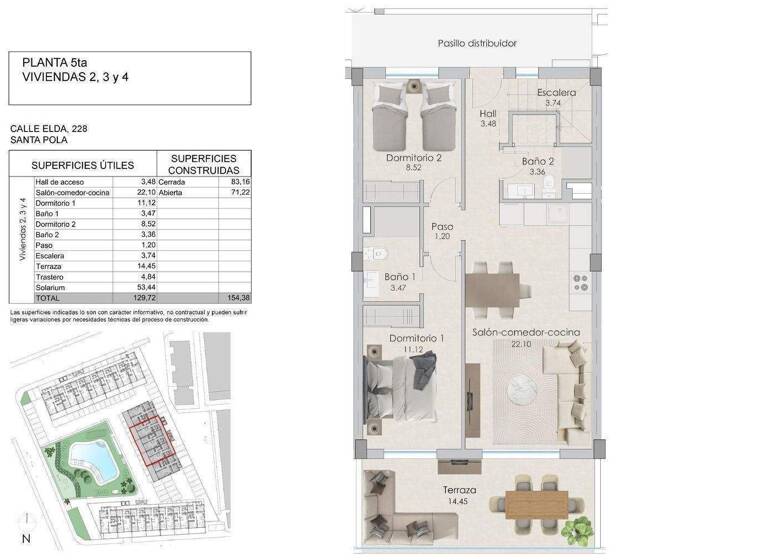 Penthouse zum Kauf - Erstbezug provisionsfrei 420.000 € 3 Zimmer 146 m² Santa Pola