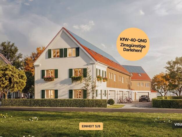 Reihenendhaus zum Kauf - Erstbezug provisionsfrei 549.000 € 8 Zimmer 112,1 m² 248,2 m² Grundstück frei ab 31.08.2027 Mittelneufnacher Straße 6 Hiltenfingen 86856