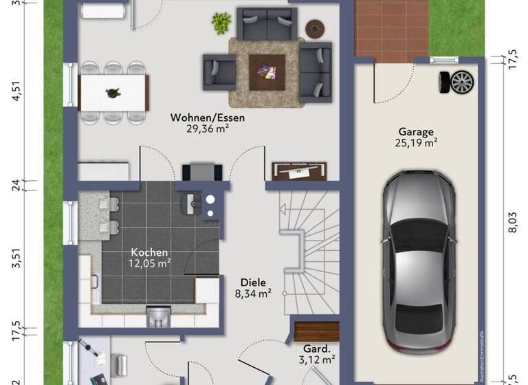 Doppelhaushälfte zum Kauf 470.000 € 6 Zimmer 140 m² 560 m² Grundstück Freystadt 92342