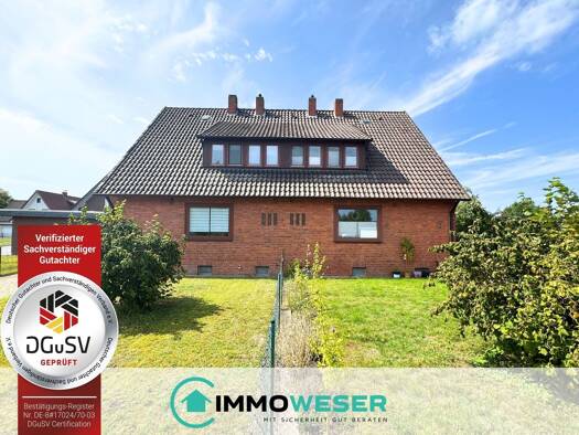 Doppelhaushälfte zum Kauf 165.000 € 4 Zimmer 90,8 m² 641 m² Grundstück Martfeld Martfeld 27327