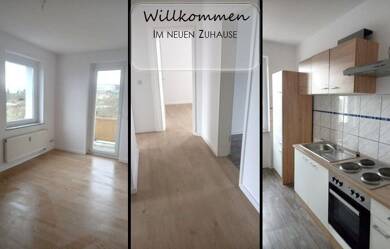 Wohnung zur Miete 355 € 3 Zimmer 60 m² 2. Geschoss frei ab sofort Siegener Straße 50 Neundorfer Vorstadt Plauen 08523