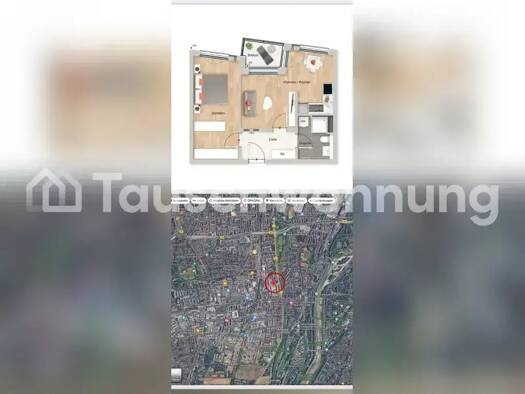 Wohnung zur Miete Tauschwohnung 1.450 € 2 Zimmer 53 m² Sendling-Westpark München 81379