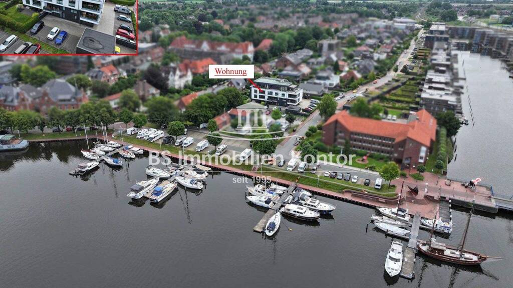 Wohnung zur Miete 1.300 € 2 Zimmer 80 m² Stadtzentrum Emden 26725