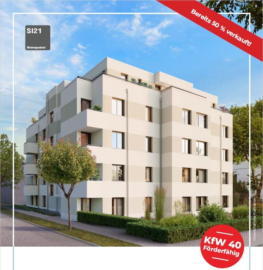 Wohnung zum Kauf provisionsfrei 347.000 € 2 Zimmer 47,6 m²<br/>Wohnfläche 1.<br/>Geschoss Schillerstraße 21 Lichterfelde Berlin 12207