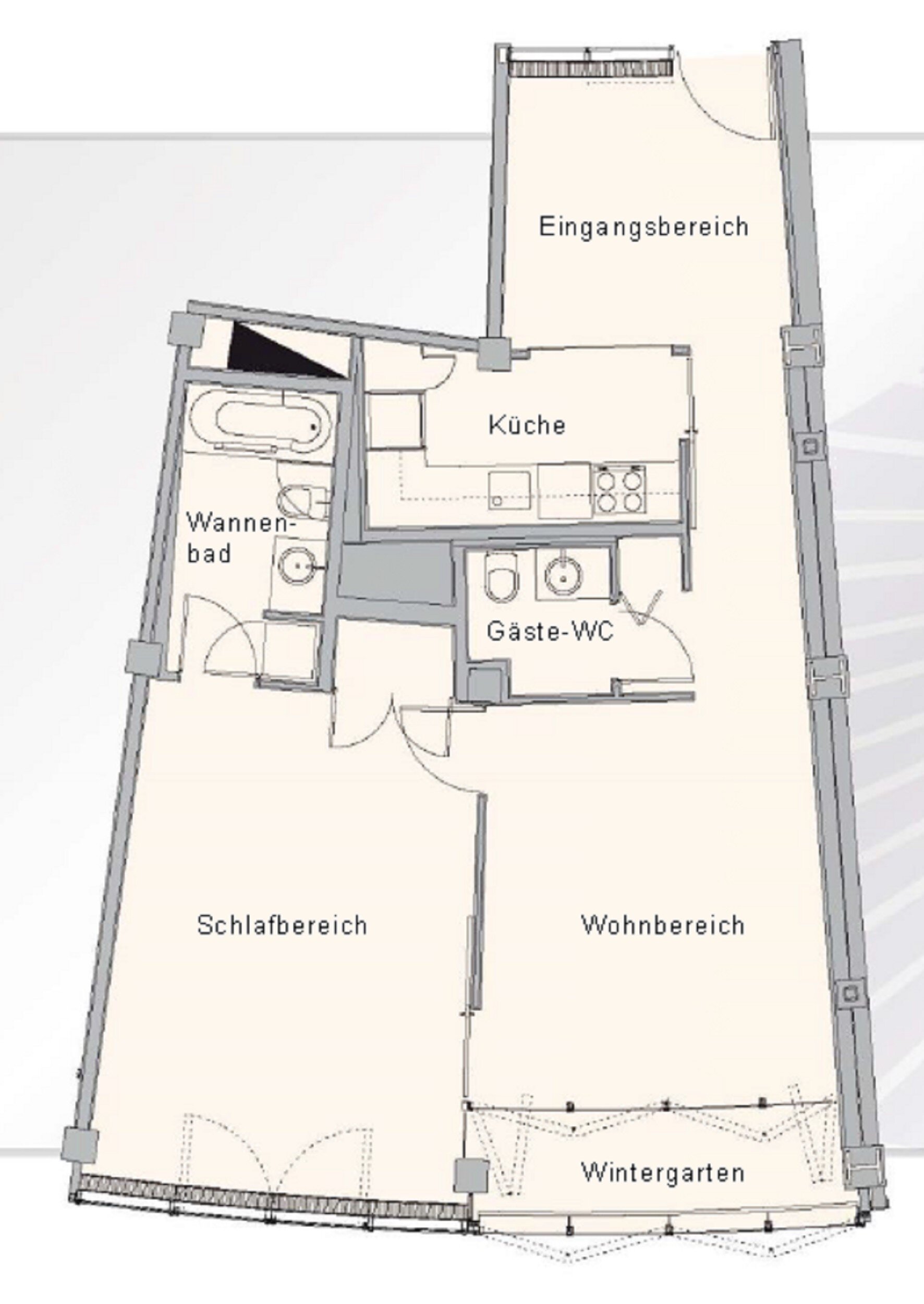 Studio zur Miete 1.628 € 2,5 Zimmer 74 m²<br/>Wohnfläche 10.<br/>Geschoss Potsdamer Straße 4 Tiergarten Berlin 10785