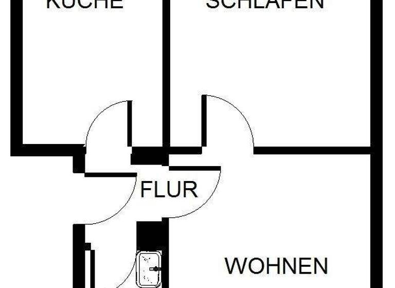 Wohnung zur Miete 359 € 2,5 Zimmer 43,8 m² 1. Geschoss frei ab 01.07.2026 Lassallestraße 3 Mitte Bergkamen 59192