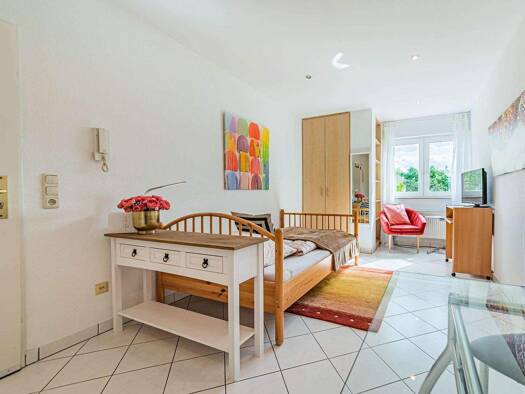 Wohnung zur Miete Wohnen auf Zeit 890 € 1 Zimmer 23 m² frei ab 01.01.2026 Bockenheim Frankfurt am Main 60486