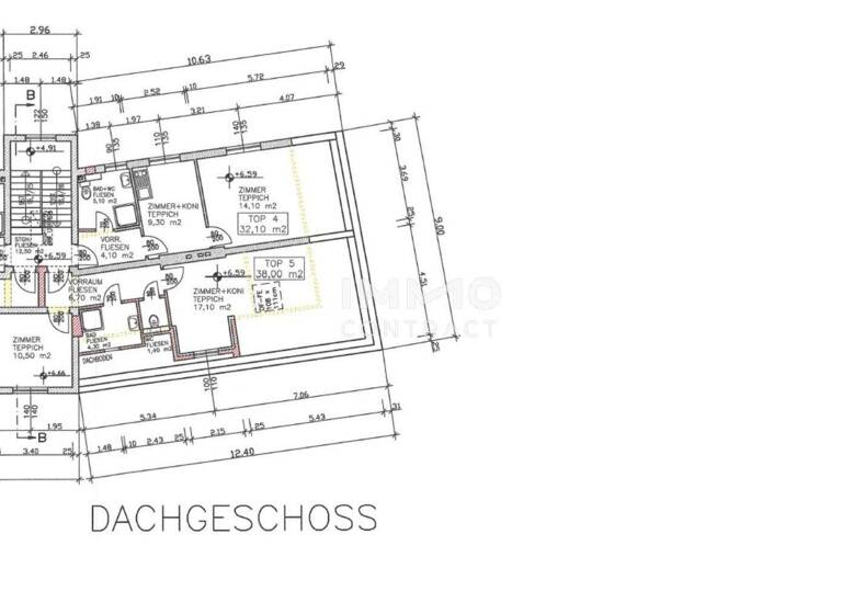 Wohnung zur Miete 410 € 2 Zimmer 38 m² 2. Geschoss Traiskirchen 2514