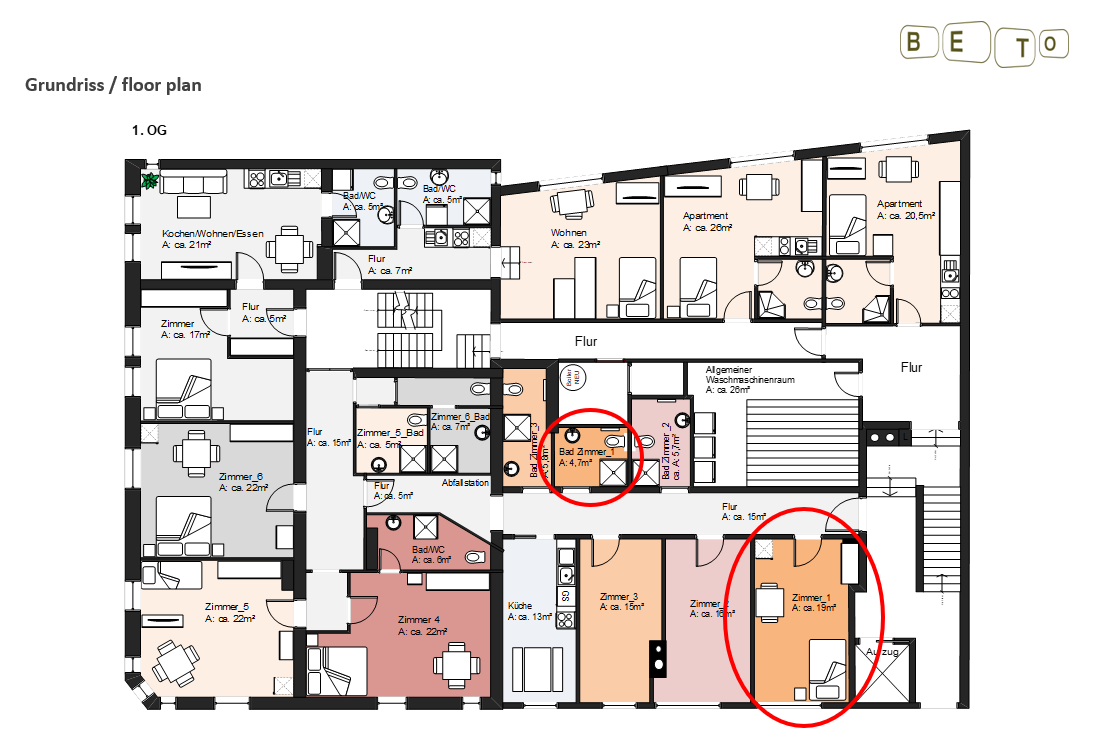 Immobilie zur Miete provisionsfrei 525 € 1 Zimmer 21 m²<br/>Fläche Drevesstr. 8 Feldkirch 6800