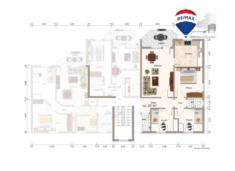 Wohnung zum Kauf 219.000 € 3 Zimmer 85 m² Ehrang Trier 54293