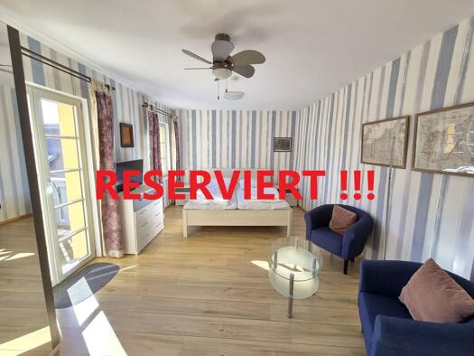 Wohnung zur Miete 377 € 2 Zimmer 37,7 m² Geschoss 1/3 frei ab sofort Fischerstraße 3 Waren Waren (Müritz) 17192