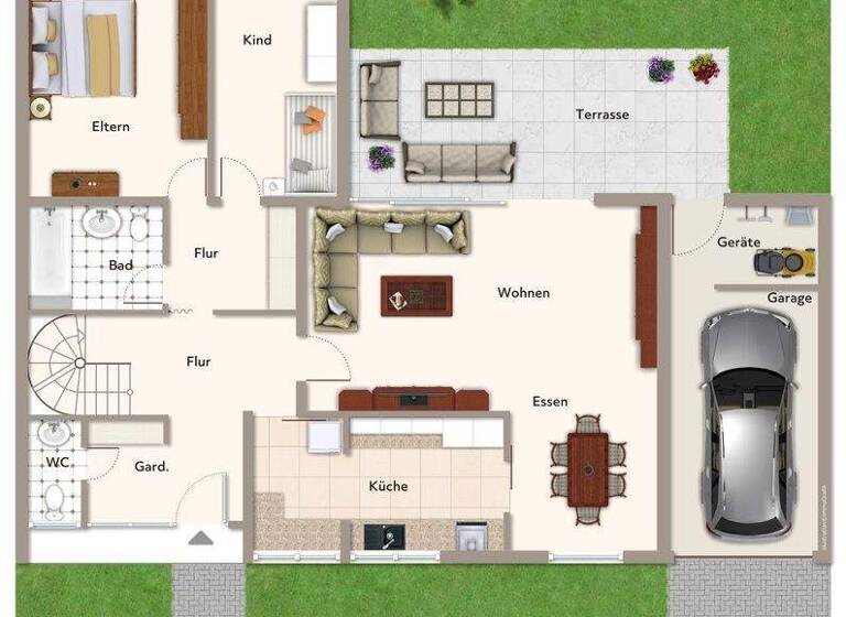 Reihenendhaus zum Kauf 5 Zimmer 170 m² 579 m² Grundstück Willstätt 77731