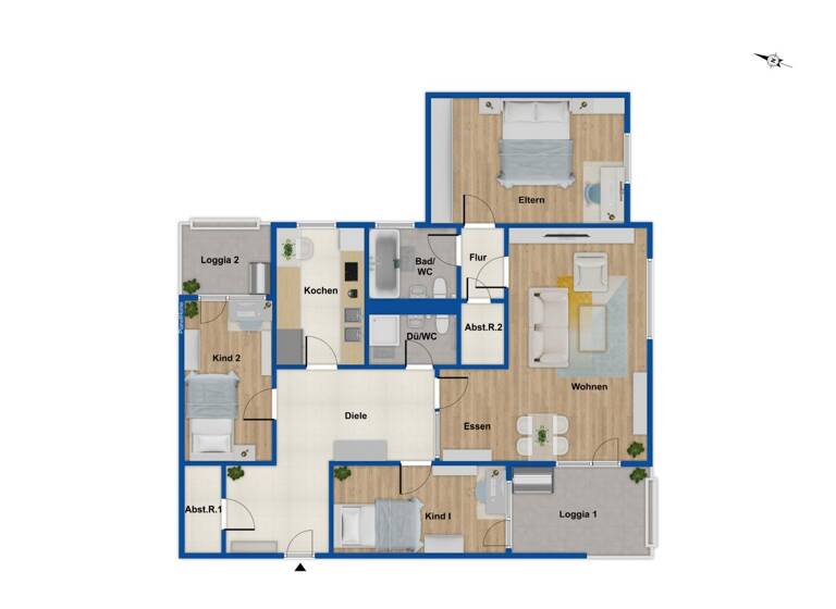 Wohnung zum Kauf 225.000 € 4 Zimmer 98 m² 6. Geschoss Stockach 78333