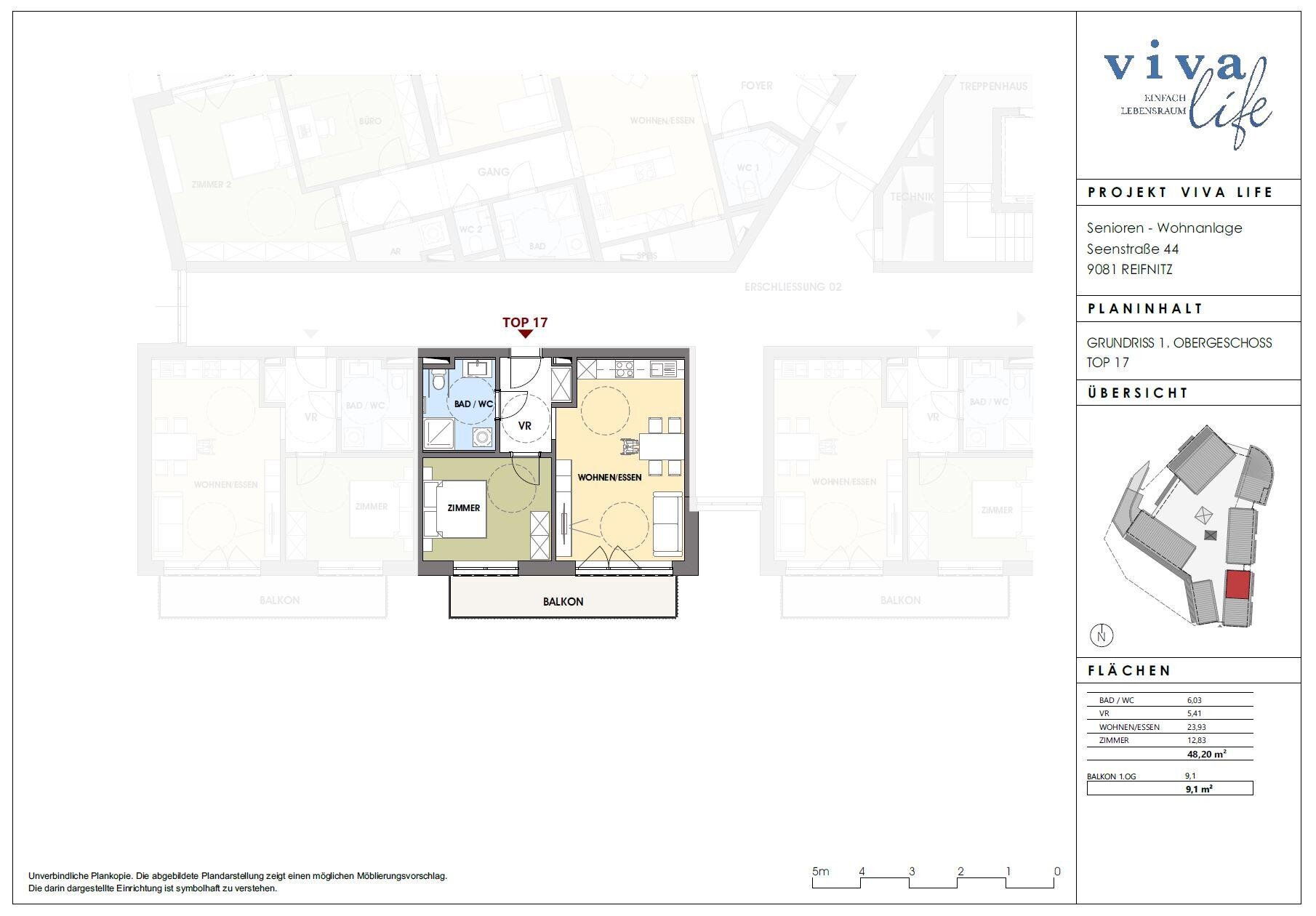 Studio zum Kauf provisionsfrei 306.700 € 2 Zimmer 48,2 m²<br/>Wohnfläche Reifnitz 9081