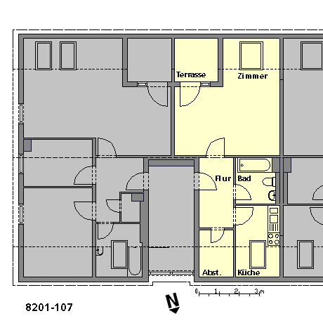 Wohnung zur Miete 301 € 1 Zimmer 44,2 m²<br/>Wohnfläche 16.02.2025<br/>Verfügbarkeit Neucoswiger Str. 12E Coswig 01640