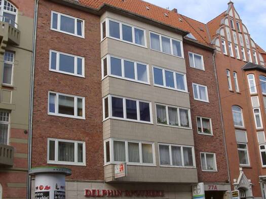 Wohnung zur Miete 994 € 2,5 Zimmer 86,5 m² 1. Geschoss frei ab 01.11.2026 Feldstraße 77 Blücherplatz Kiel 24105