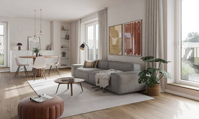Wohnung zum Kauf - Neubau provisionsfrei 975.000 € 5 Zimmer 130,3 m² 6. Geschoss Billhorner Kanalstraße 52-66 Rothenburgsort Hamburg 20539