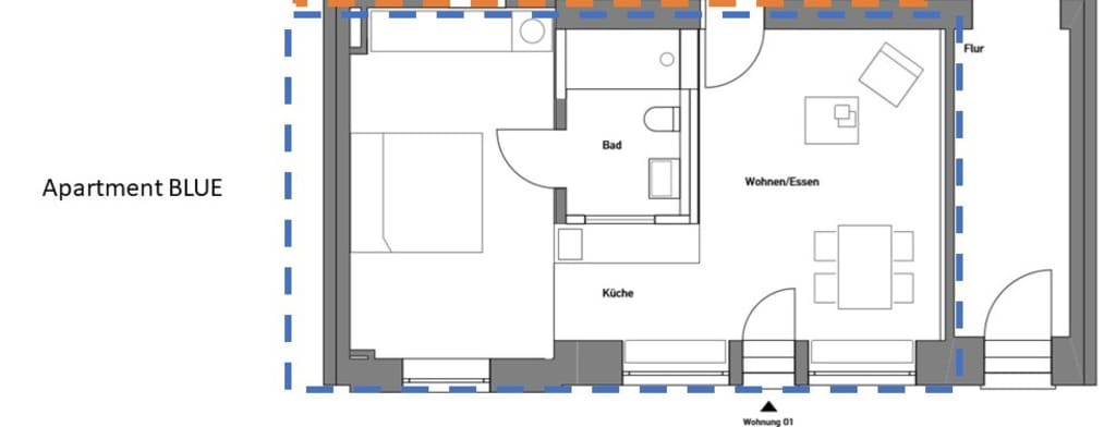 Wohnung zur Miete Wohnen auf Zeit 1.080 € 2 Zimmer 42 m²<br/>Wohnfläche 01.07.2025<br/>Verfügbarkeit Ellerkirchstraße Eller Düsseldorf 40229