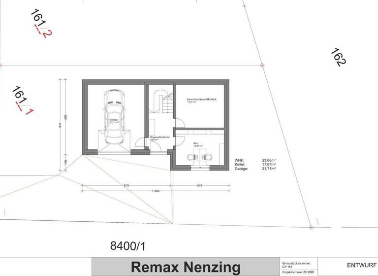 Grundstück zum Kauf 225.000 € 389 m² Grundstück Bazulstraße 33 Nenzing 6710