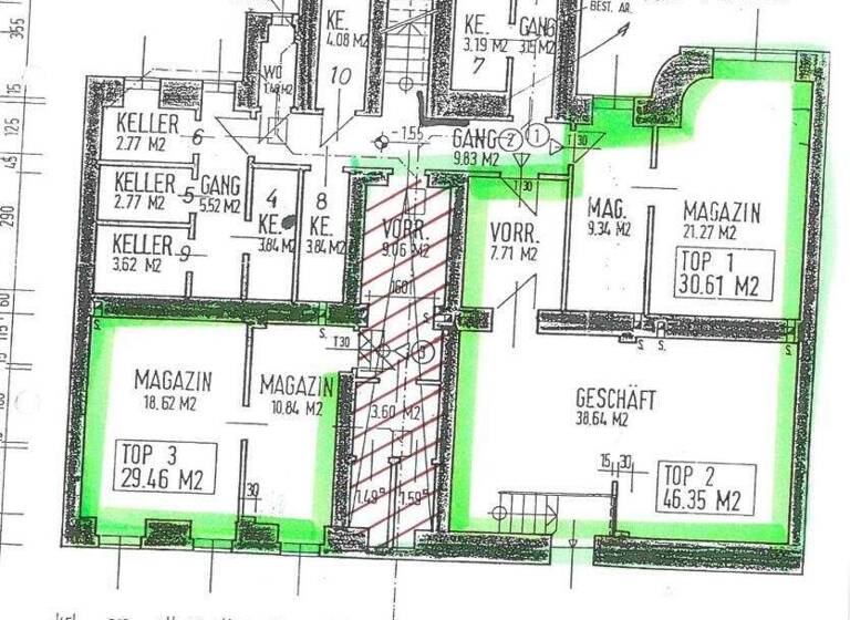 Ladenfläche zur Miete 1.190 € 3 Zimmer 110 m² Verkaufsfläche Wien 1130