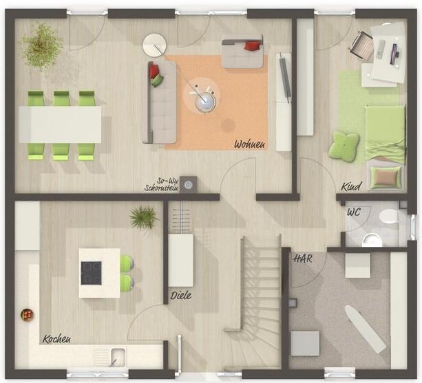 Einfamilienhaus zum Kauf 488.999 € 6 Zimmer 144 m²<br/>Wohnfläche 520 m²<br/>Grundstück Hainfeld 76835