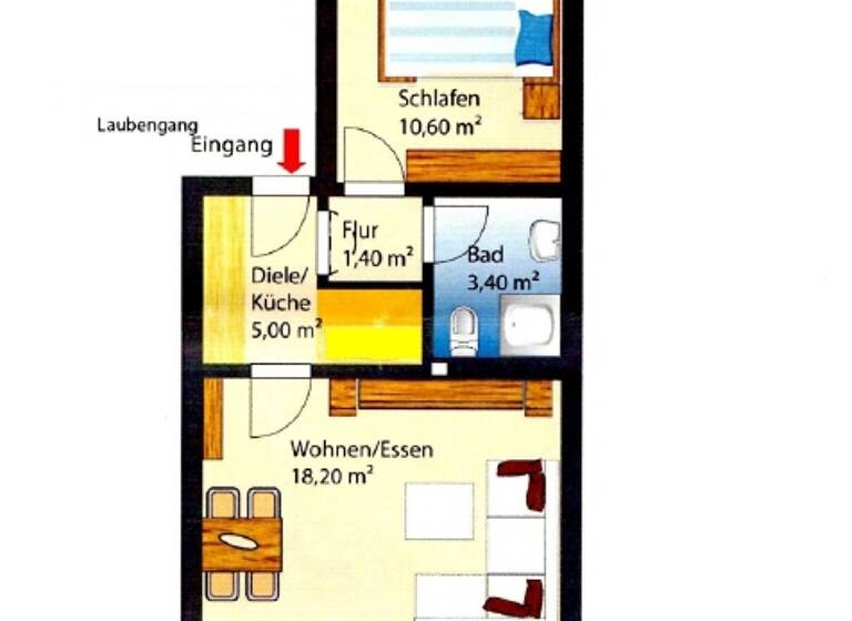 Wohnung zum Kauf 219.000 € 2 Zimmer 41 m² Aising Rosenheim 83026