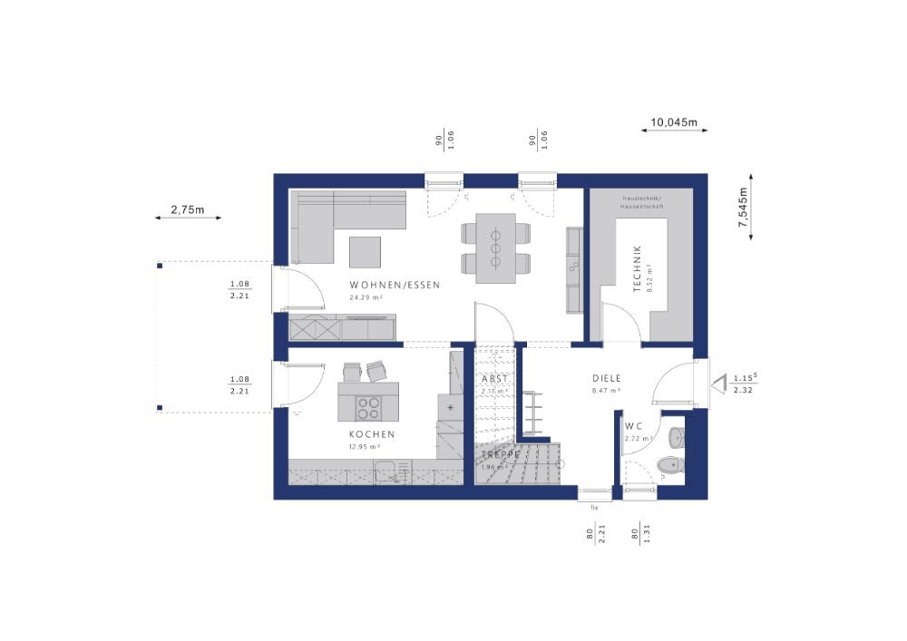 Einfamilienhaus zum Kauf 361.629 € 4 Zimmer 136 m²<br/>Wohnfläche 715 m²<br/>Grundstück Burg Burg 39288