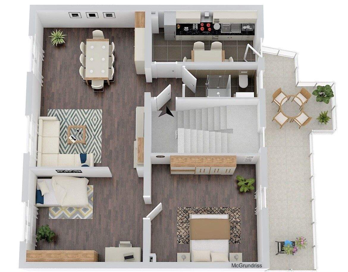 Immobilie in Sulzbach/Saar - Gepflegtes 4-Familienhaus in Sulzbach mit Potenzial für Kapitalanleger - Bild 2