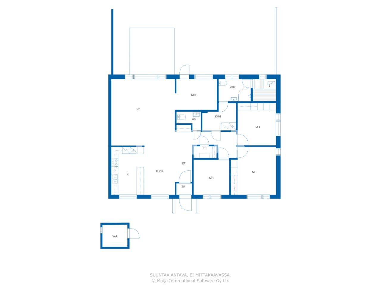 Reihenmittelhaus zum Kauf 189.000 € 5 Zimmer 118 m²<br/>Wohnfläche 8.170 m²<br/>Grundstück Kumelantie 12 Riihimäki 11910