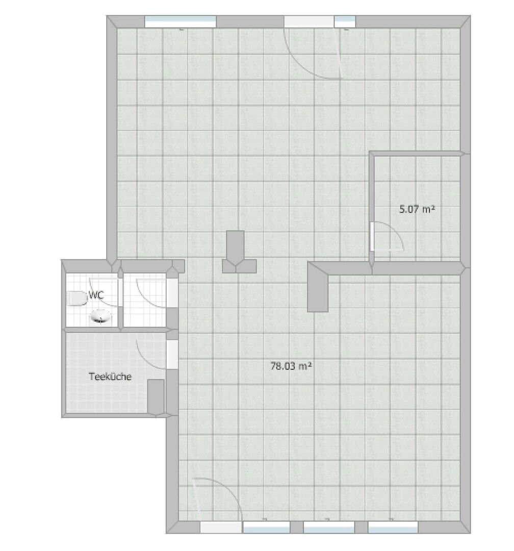 Bürofläche zur Miete provisionsfrei 200 € 40 m²<br/>Bürofläche Hauptstraße 12a-c Mumsdorf Meuselwitz 04610