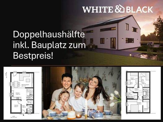 Doppelhaushälfte zum Kauf provisionsfrei 367.503 € 3 Zimmer 115 m² 659 m² Grundstück Borkheide 14822