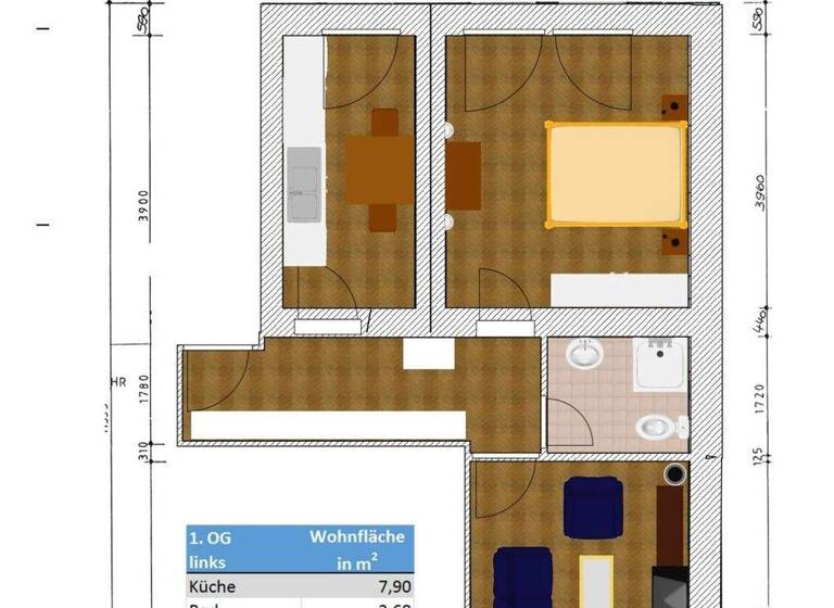 Wohnung zur Miete 305 € 2 Zimmer 46,2 m² 2. Geschoss frei ab 01.03.2026 Hohe Str. 3 Altstadt Görlitz 02826