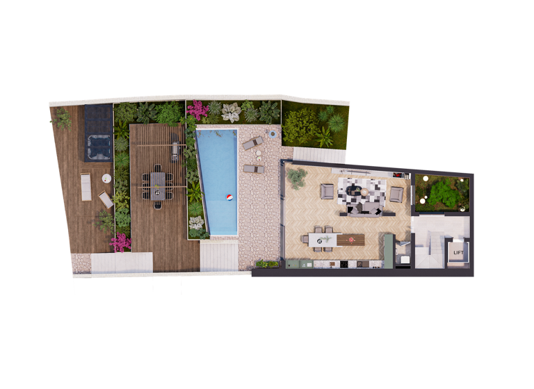 Wohnung zum Kauf 1.696.944 € 4 Zimmer 144,9 m² EG Okrug Donji 21223