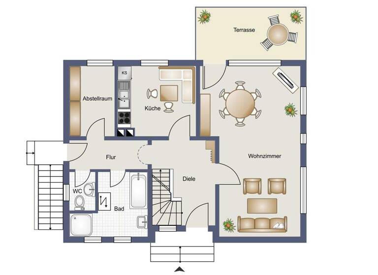 Einfamilienhaus zum Kauf 249.000 € 5 Zimmer 135 m² 940 m² Grundstück Wallinghausen Aurich 26605